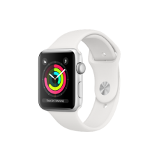 Apple Watch Series 3 42mm (GPS) Silver Aluminum Case with White Sport Band