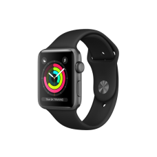 Apple Watch Series 3 42mm (GPS) Space Gray Aluminum Case with Black Sport Band