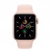 Apple Watch Series SE (GPS) 40mm Gold Aluminum Case with Pink Sand Sport Band - Regular (MYDN2)