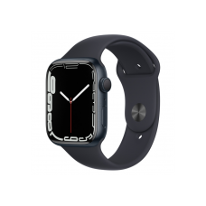 Apple Watch Series 7 (GPS) 41mm Midnight Aluminum Case With Midnight Sport Band (MKMX3)
